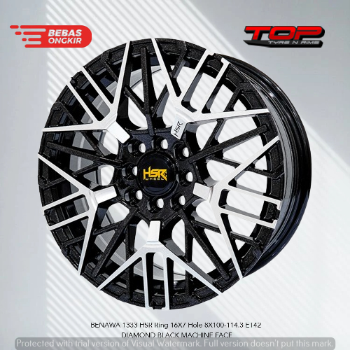 Velg Benawa HSR Ring 16 Untuk Mobil Avanza Xenia Livina Original R16 Original