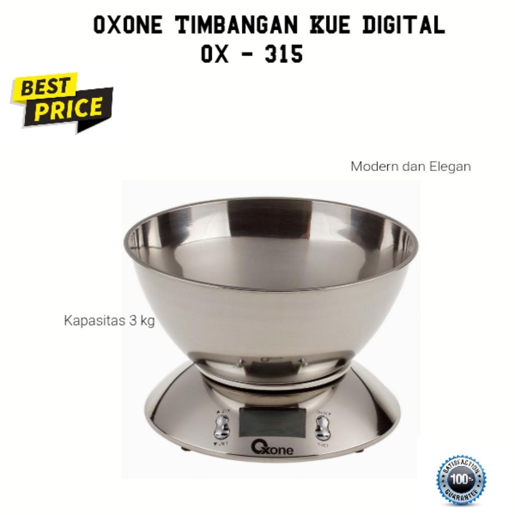 Oxone Timbangan Kue Digital Ox - 315