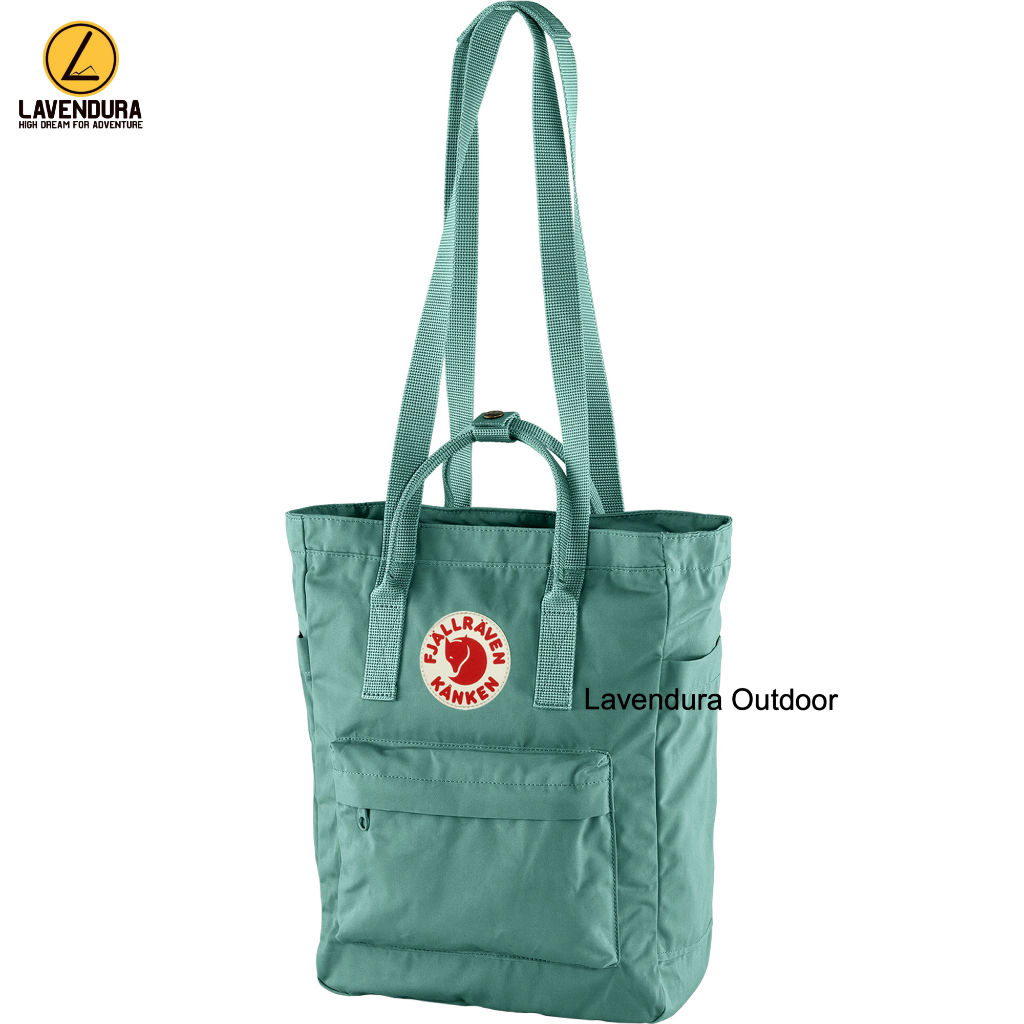 Fjallraven Kanken Totepack Frost Green Daypack Kanken Totepack Original Tas Fjallraven Kanken Tas Pu