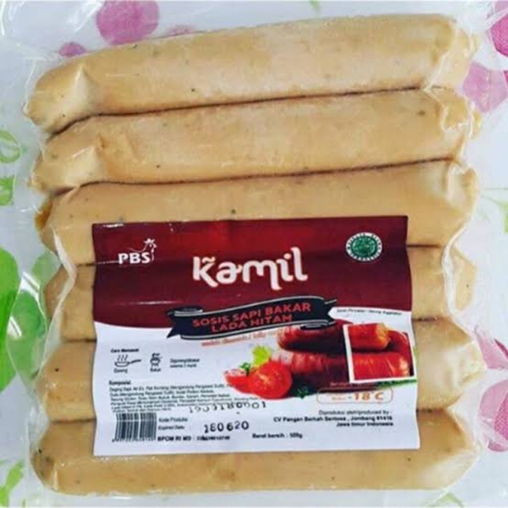 

Sosis Kamil Jumbo Sapi Lada Hitam isi 6 500gr