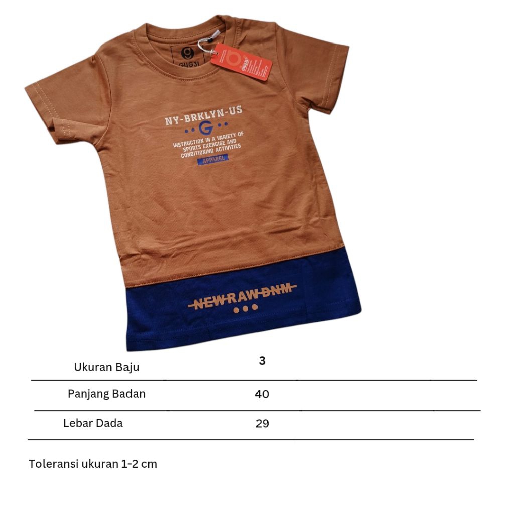 KAOS ANAK LAKI-LAKI GUGEL KIDS / KAOS ANAK COWOK/ KAOS ANAK LAKI-LAKI