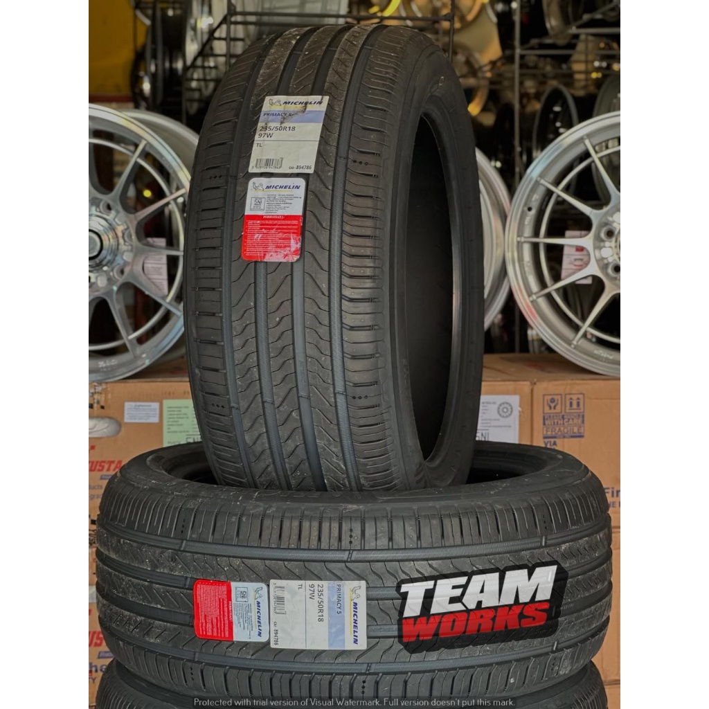 BAN MOBIL EMPUK RING 18 MICHELIN PRIMACY 5 235 50 R18 UKURAN 235 50 R18
