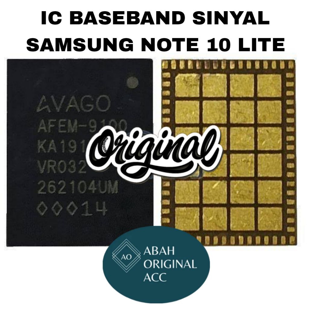 IC SINYAL BASEBAND SAMSUNG NOTE 10 LITE ORI TESTED PROVED