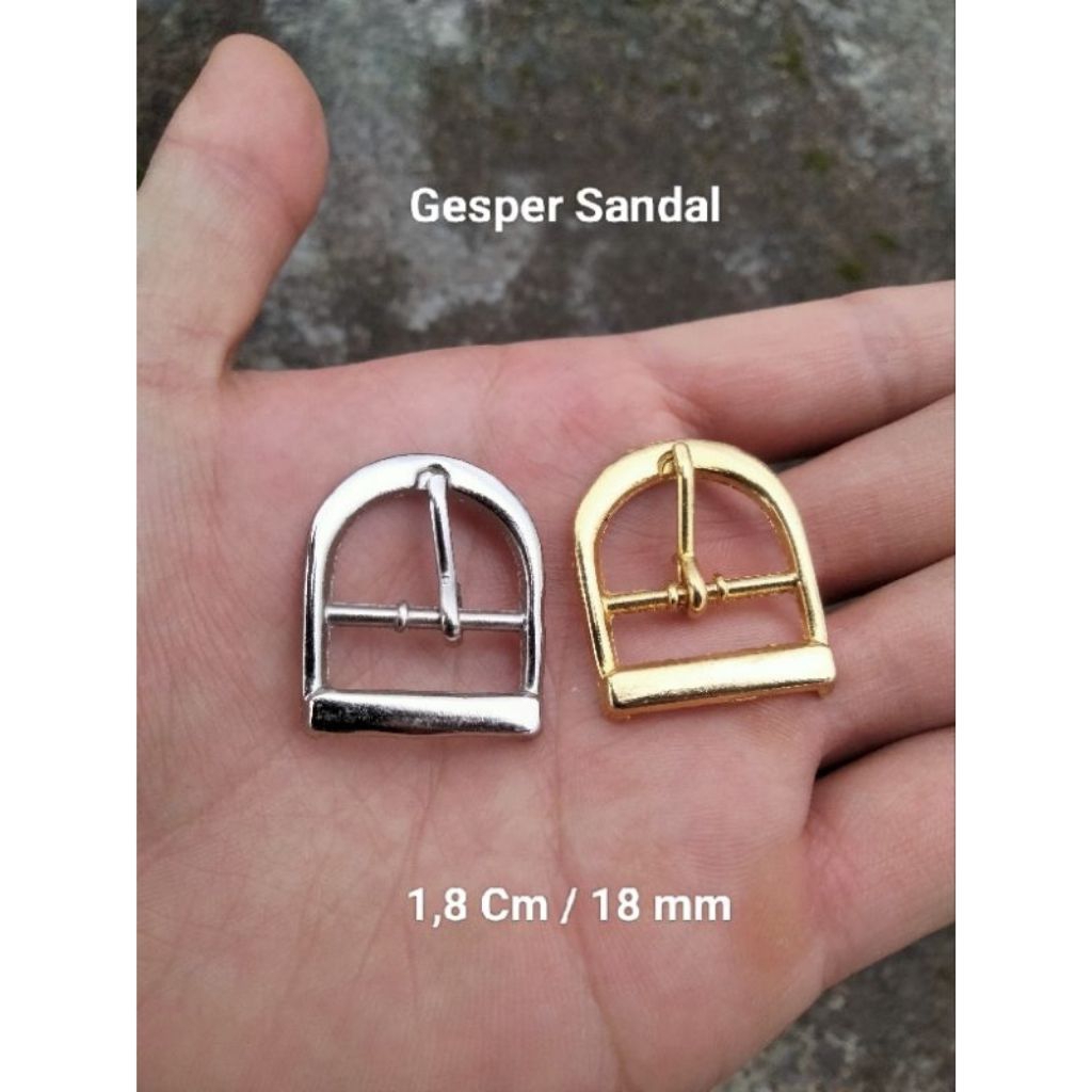 Aksesoris  gesper sandal sepatu wanita gesper (1,8cm) gesper tusuk  gesper kait gesper sandal sepatu