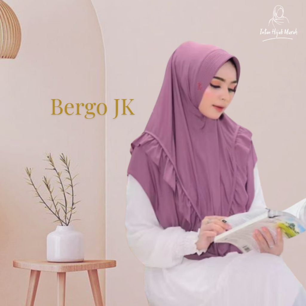 BERGO JK/JILBAB JERSY/KHIMAR ori intan collection - Khanza Hijab