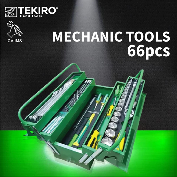 Mechanic Tools Set 66pcs ST-TB1651 Tekiro Lengkap/tool box kit/tool set