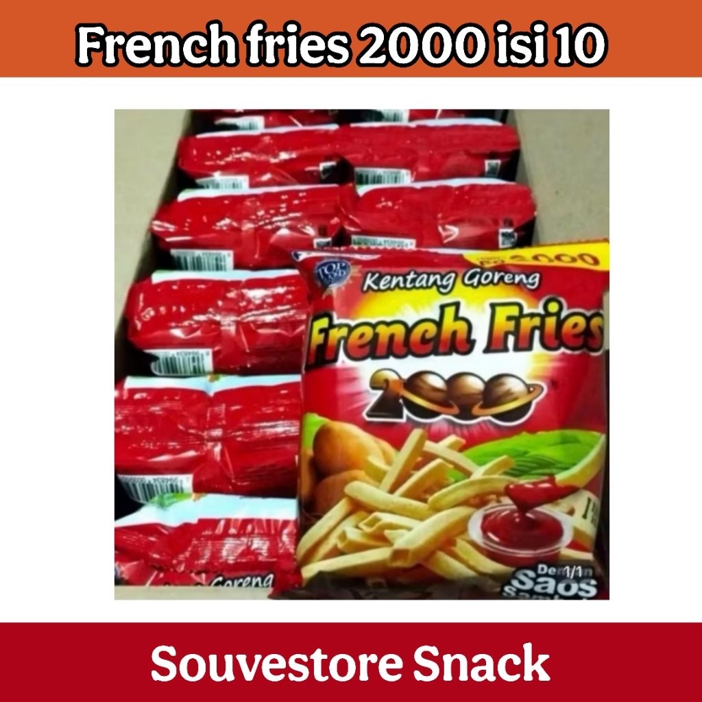 

French Fries 2000 kentang 2000 renceng isi 10