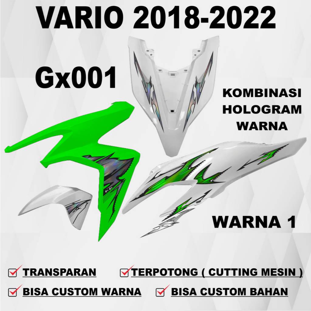 Stiker Vario 2018-2022 / Striping Vario 2018-2022 / Sticker Striping Decal Vario 2018-2022 grafis GX