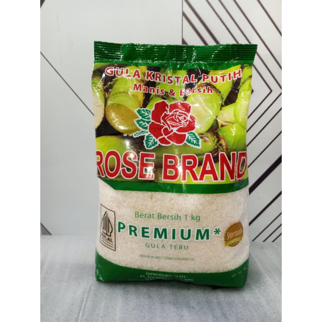 

Gula Pasir Rose Brand Berat Isi 1 Kg