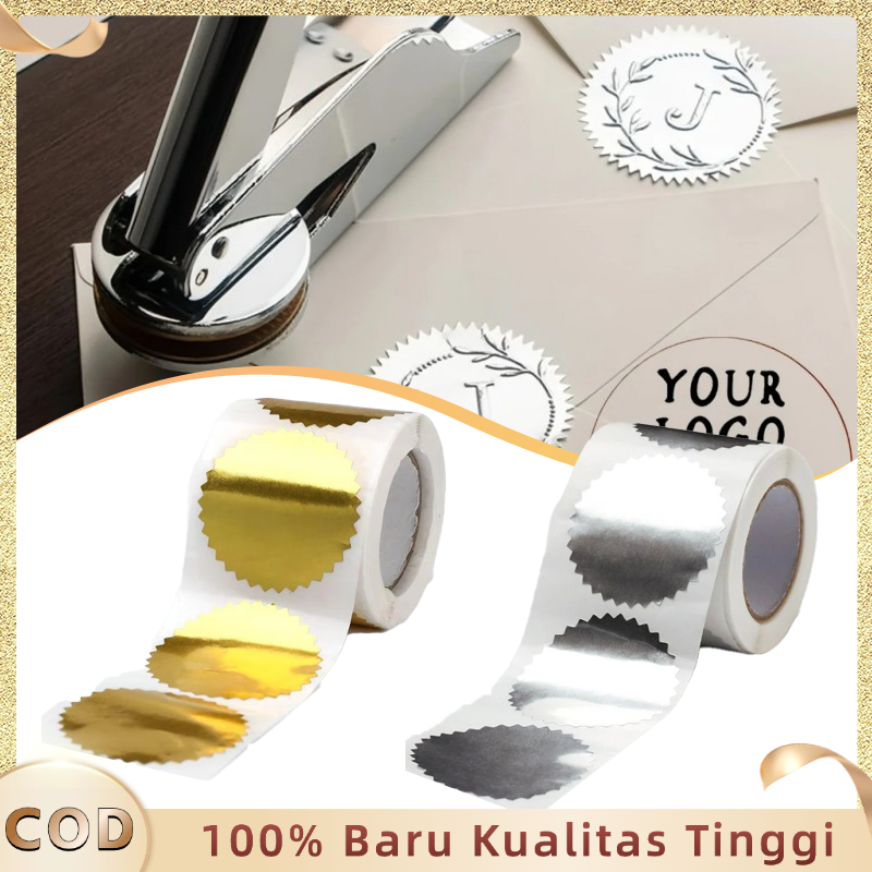 

Stiker Sertifikat Emboss Gold 250pcs Sticker Seal Untuk Emboss Sticker Seal Untuk Emboss Stamp