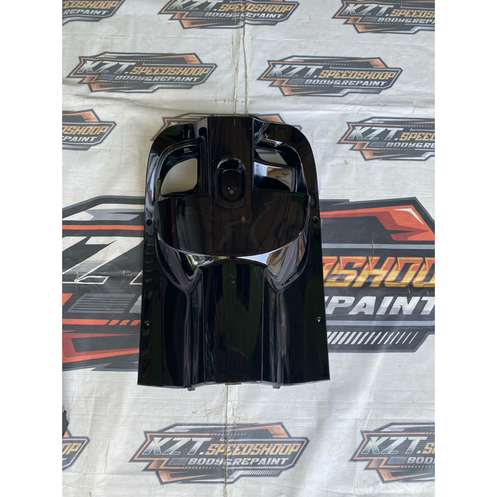 cover inner lower legshield kontak new scoopy fi esp 2017-2019 k93 hitam non original