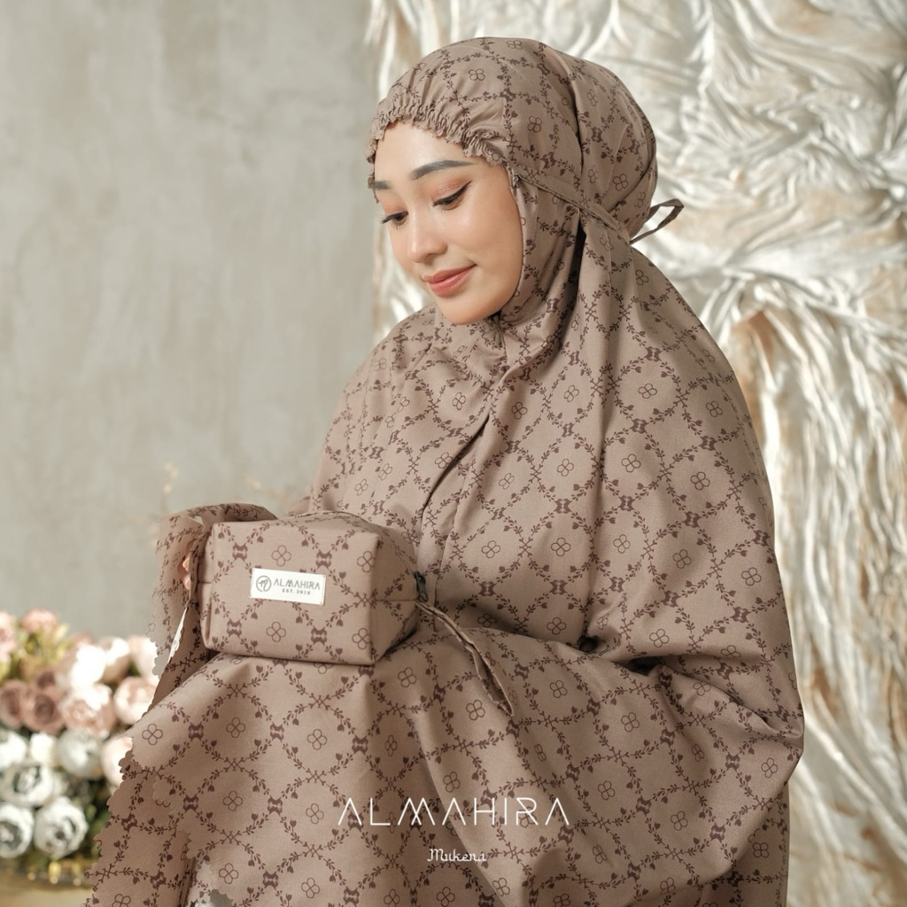 Mukena KHALIFA Series Laser Cut | MukenaTravelling Pouch Motif | Mukena Motif Resleting dagu