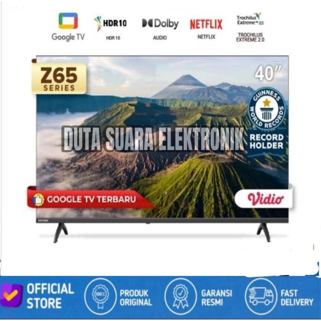 COOCAA 40 Inch google tv Smart TV - WIFI - Flicker Free - (40Z65)