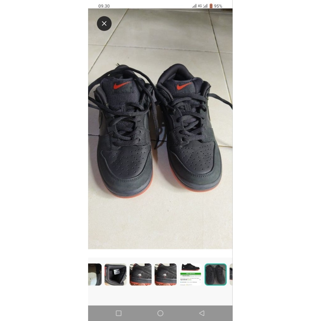 Nike dunk SB low pro x jeff staple black pigeon