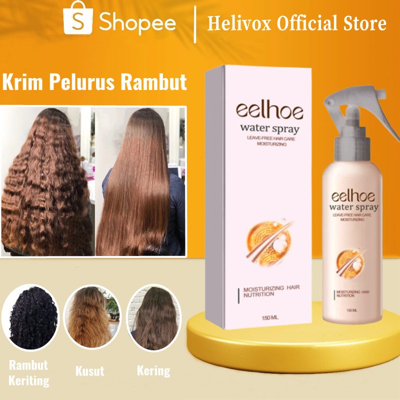HELIVOX Pelurus rambut permanen Smoothing rambut Hair treatment spray Pelembut rambut Rambut Repair 