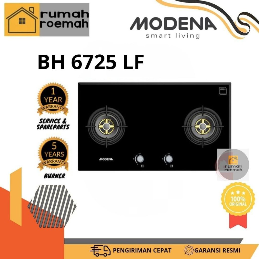 KOMPOR 2 TUNGKU MODENA DORATO - BH 6725 LF