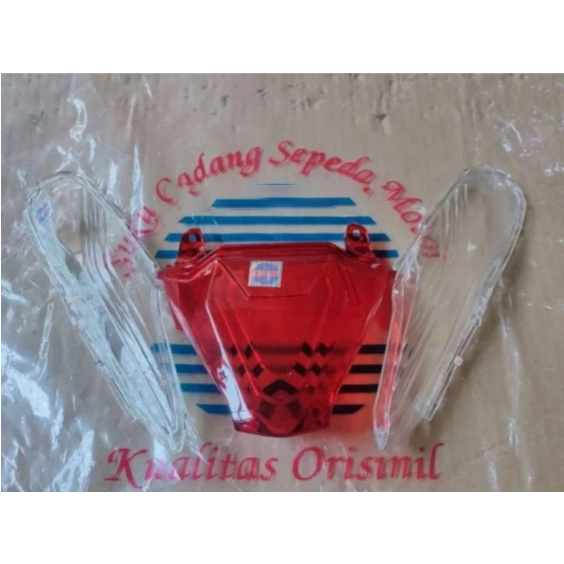 mika sen+stop belakang beat deluxe/street/2020-2023/street/kaca sen mika stop beat new led/win