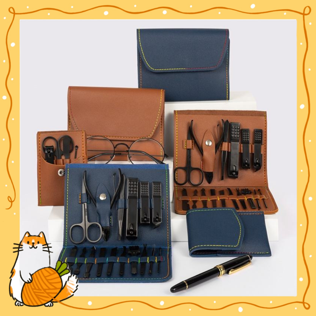 Gunting Kukui Set 19 in 1 Manicure Perawatan kuku