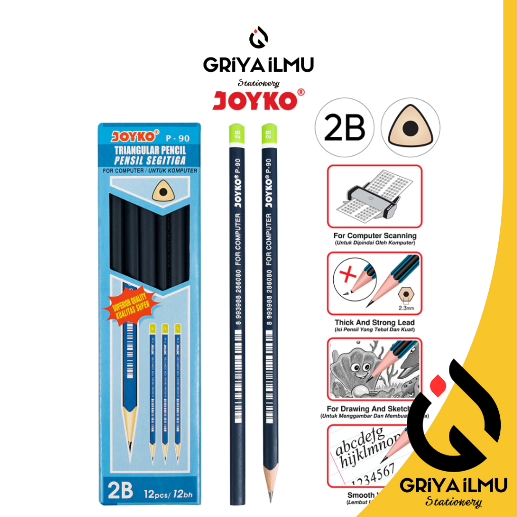 

Pencil Pensil Joyko P-90 2B 1 BOX 12 PCS (023027)
