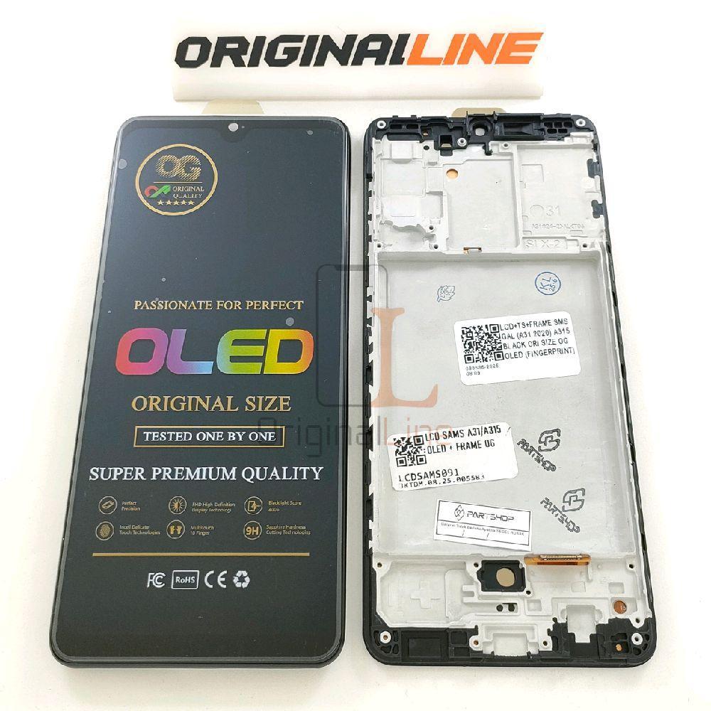 LCD + TS SAMSUNG A31 / A315 OLED / FINGERPRINT ON + FRAME