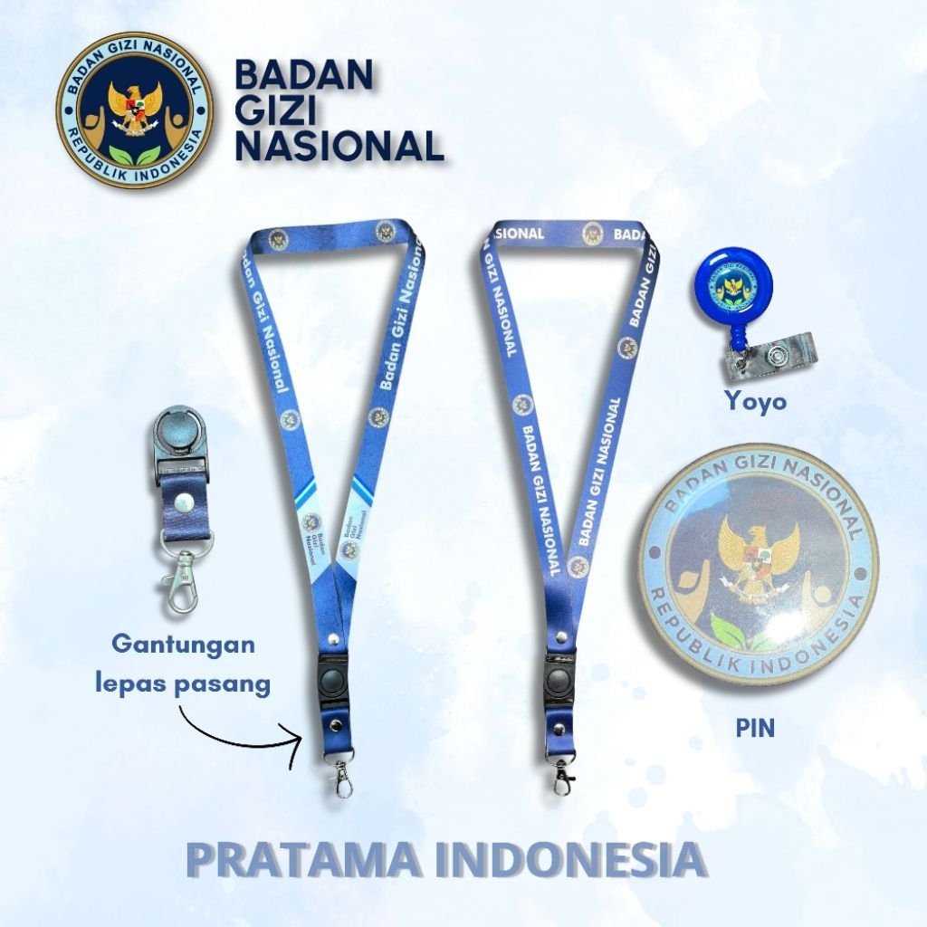 

READY!!! Tali/Lanyard termurah se IndonesiaRaya Badan Gizi Nas