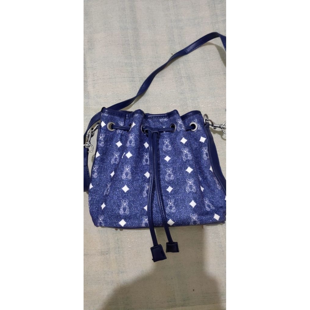 Tas serut sling bag jeans ttwn bear