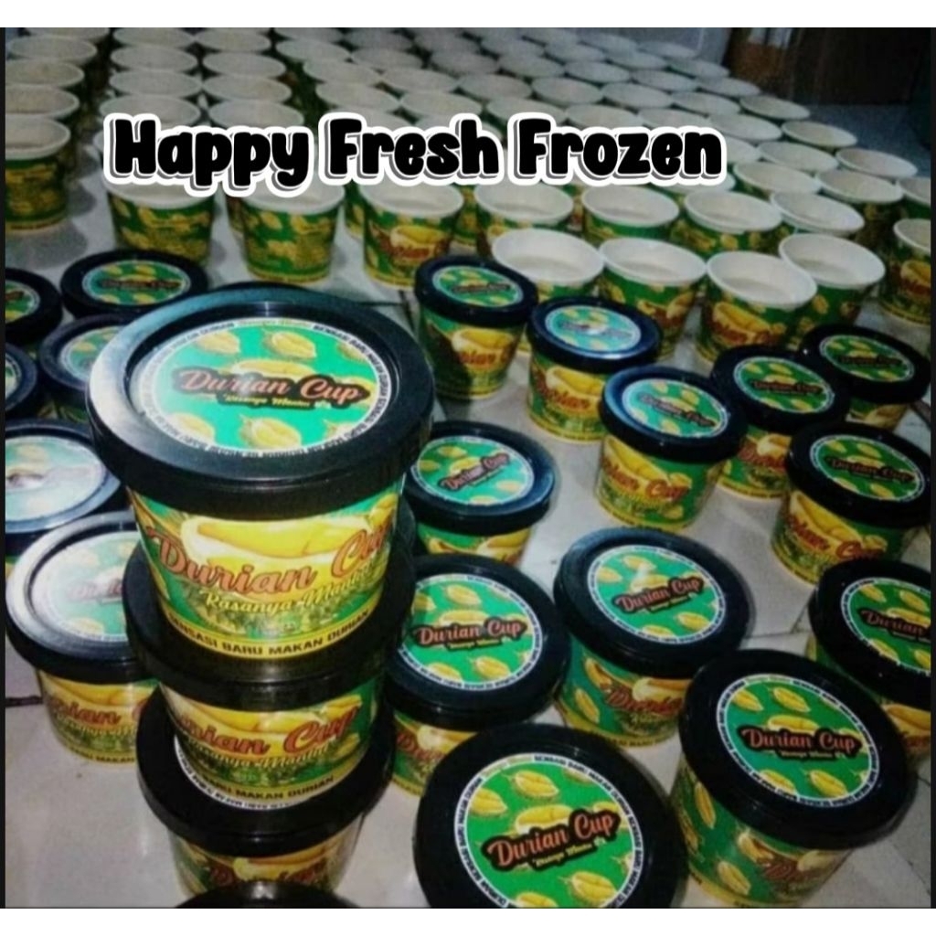 

Daging Durian Cup Beku Frozen 100 gram
