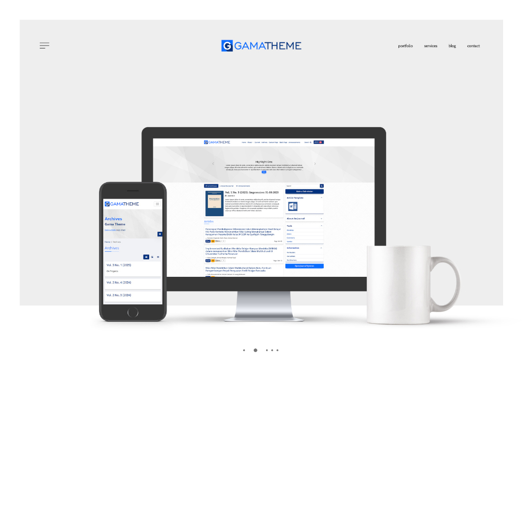 Gama Theme/Template untuk OJS 3.5