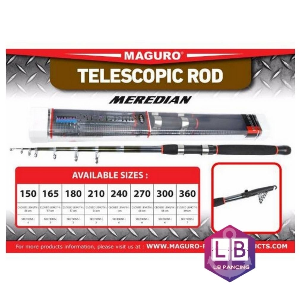joran maguro merediant telescopic