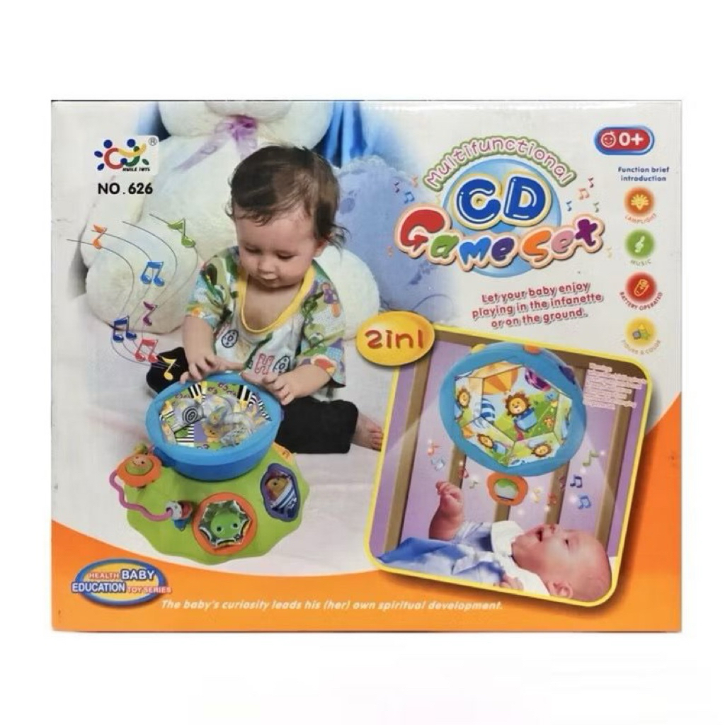mainan anak musik CD musik ball activity mainan edukatif