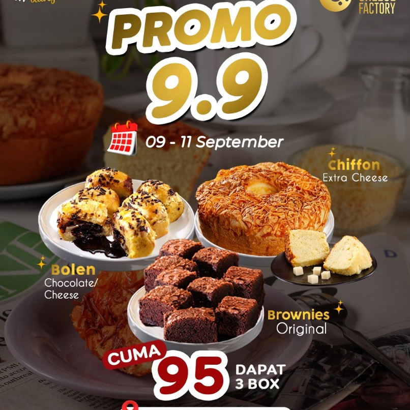 

PROMO SPESIAL 9.9 by Jakarta Cheese Factory