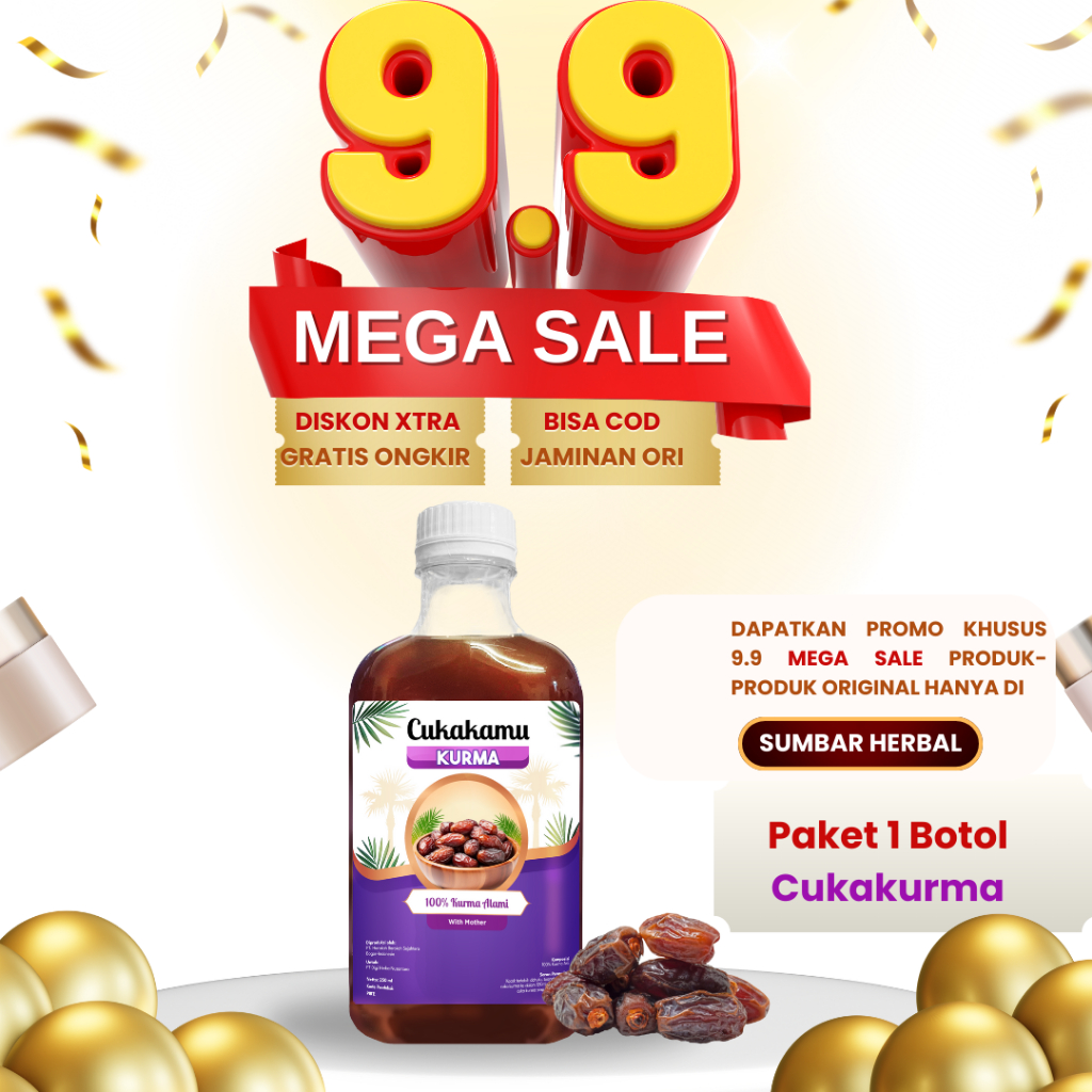 

CUKAKAMU Cuka Kurma Mencerahkan Wajah Putih Bersih Flek Hitam & Kerutan Hilang