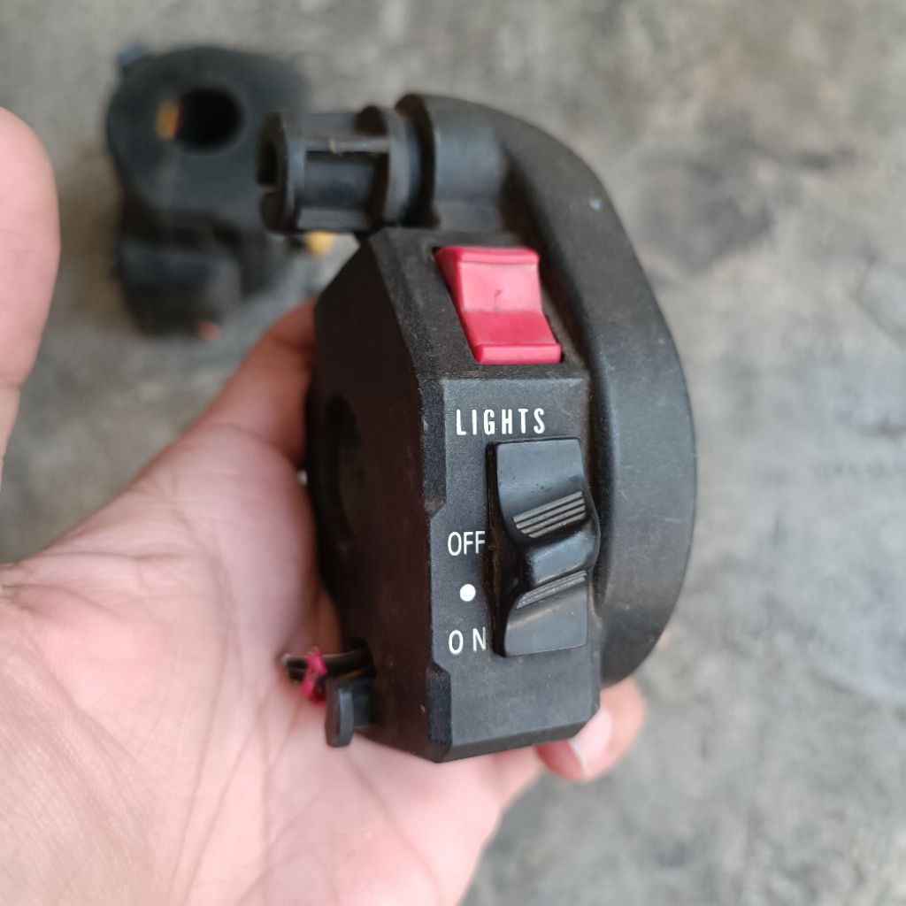 tombol switch holder kanan kiri kawasaki ninja r ss m rr original copotan motor