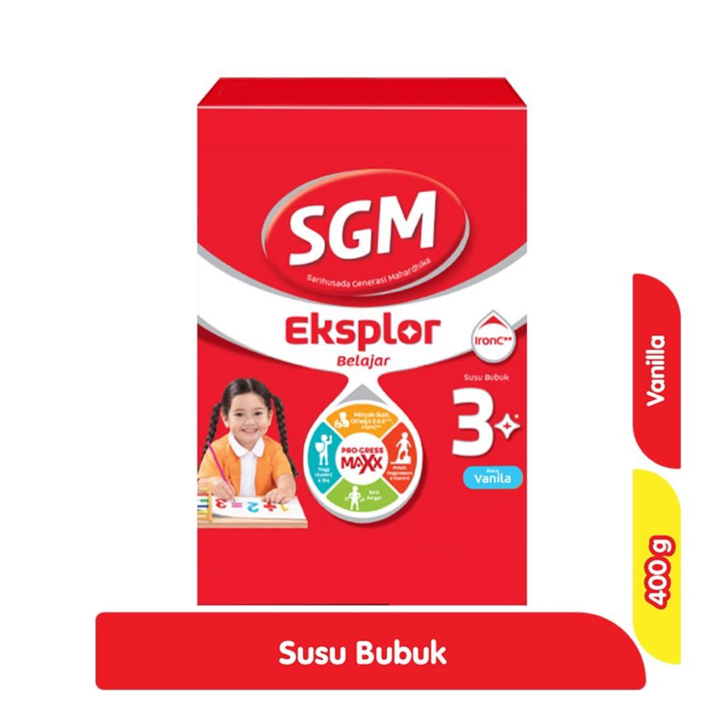 

SGM Eksplor 3+ IronC Susu Bubuk Pertumbuhan Anak Vanila 400 g