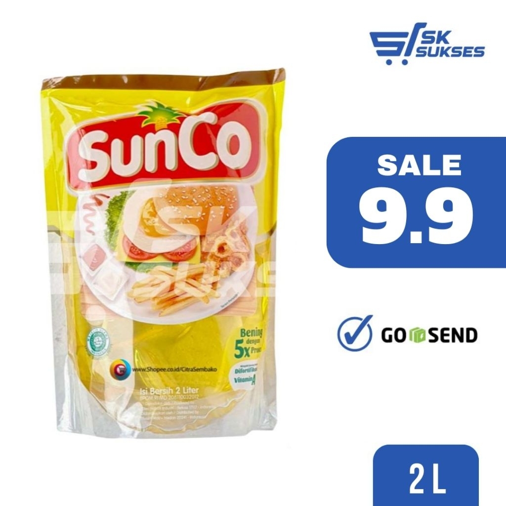 

[SURABAYA] MINYAK GORENG SUNCO - 2 ltr