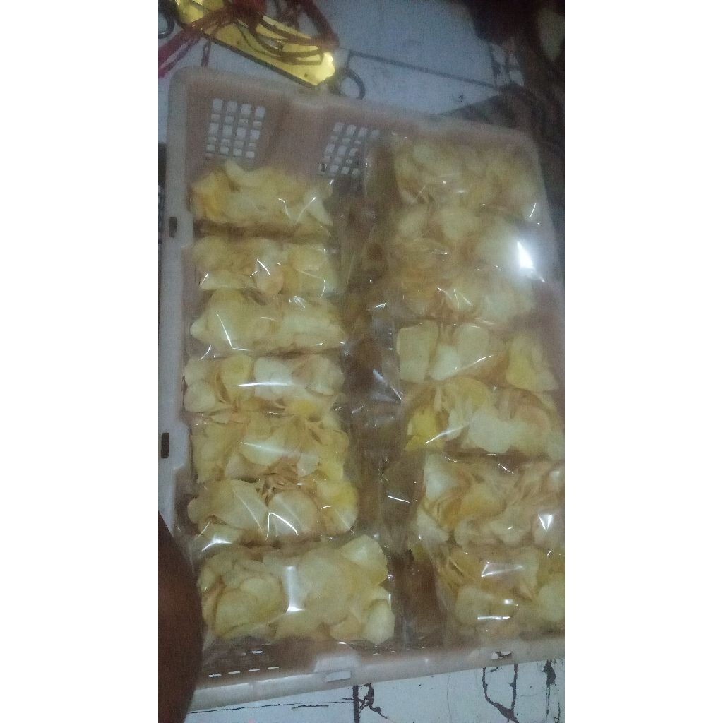 

keripik pisang dan keripik singkong