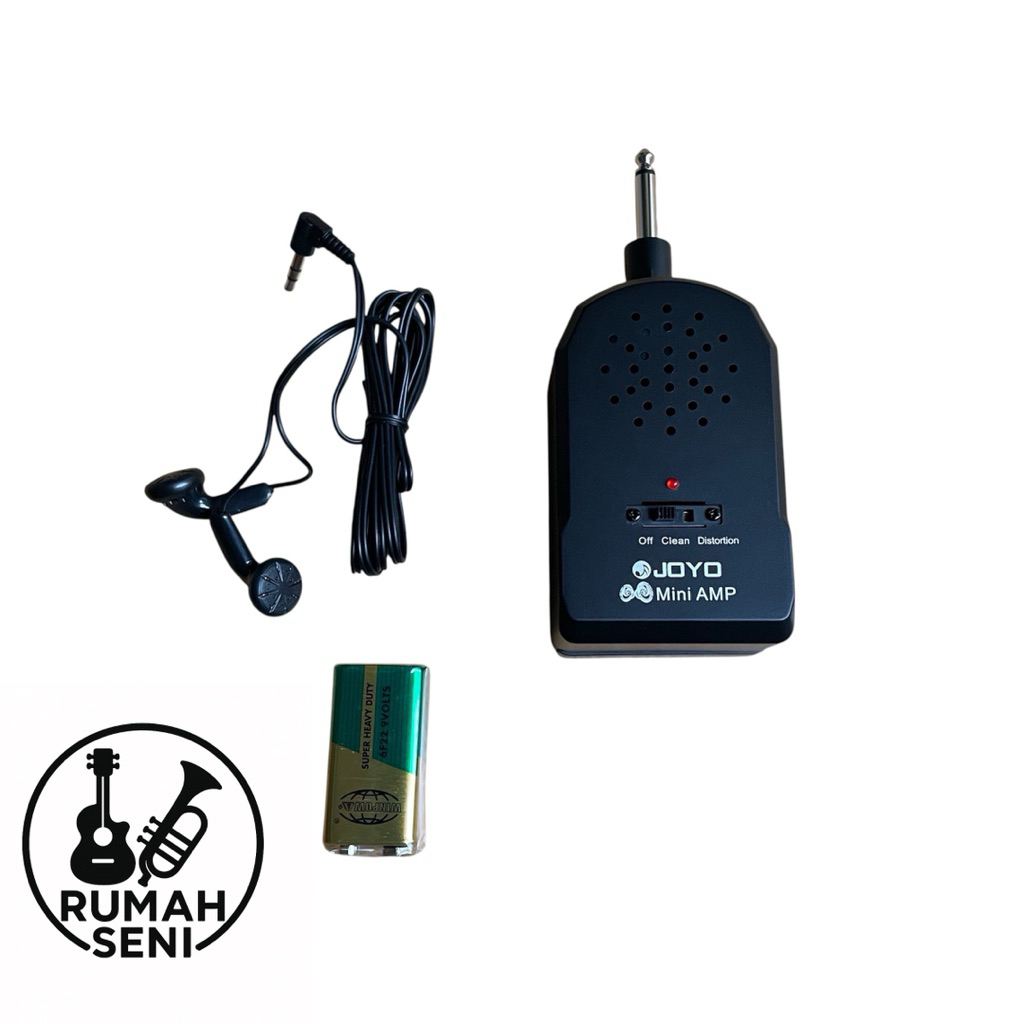 Mini Ampli AMP merk JOYO joyo JA-01 Efek Distorsi Clean Gitar Akustik Elektrik Bass
