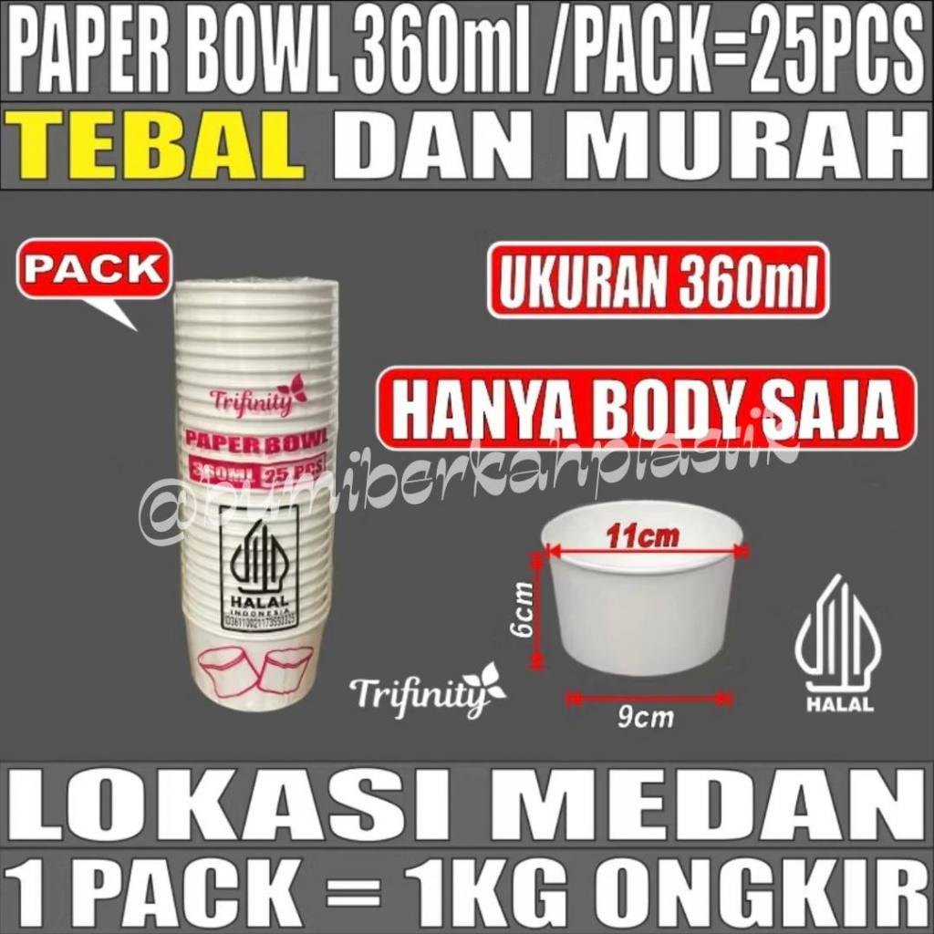 [PER PACK] PAPER BOWL / MANGKOK KERTAS MIESOP / RICE BOWL / RICE BOX
