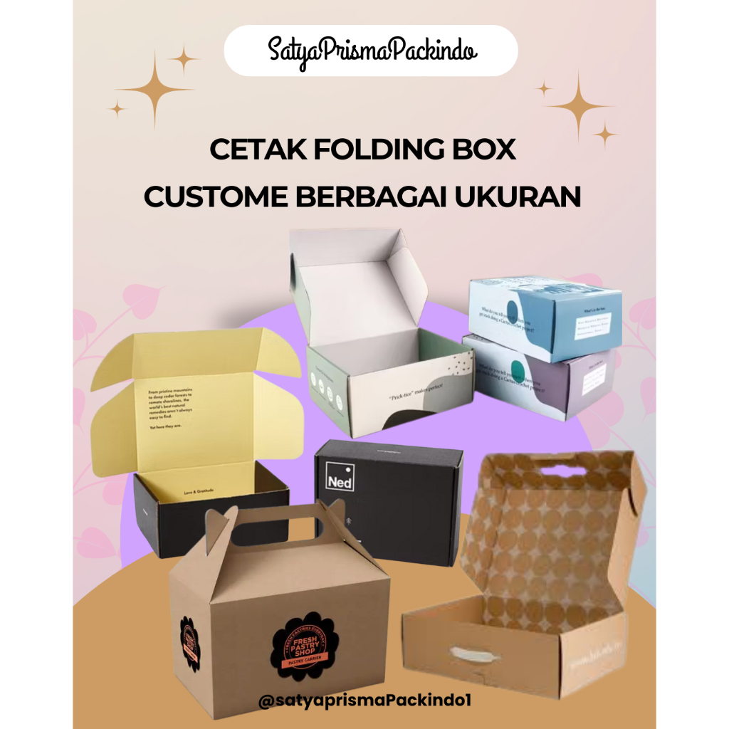

Cetak Folding Box Custome Berbagai Ukuran - Bentuk Dan Ukuran Sasuai Keinginan