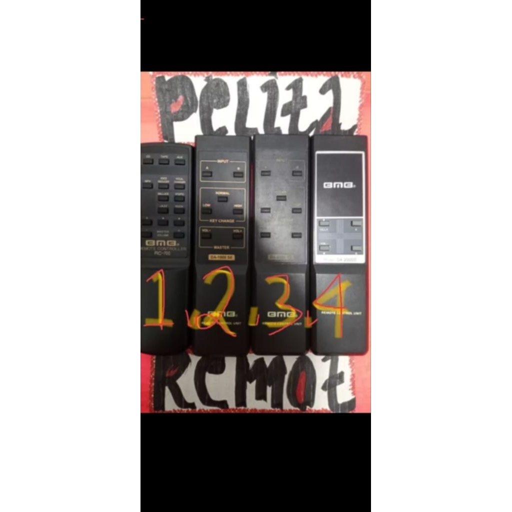 Remote BMB Amplifier original Terlengkap