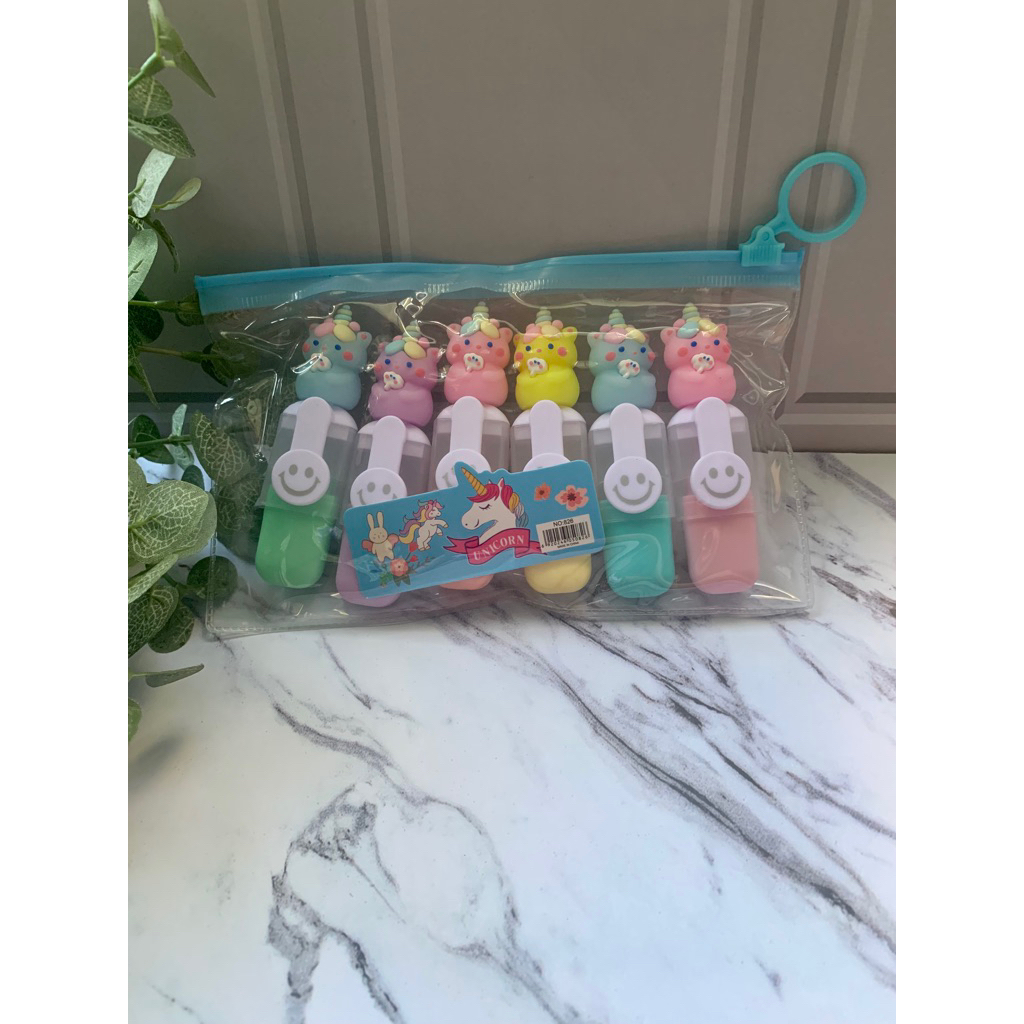 

stabilo karakter unicorn 6warna