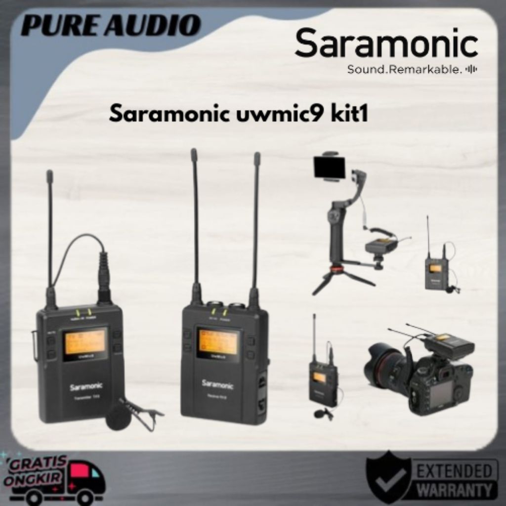 SARAMONIC UW MIC 9 KIT1 WIRELESS MICROPHONE