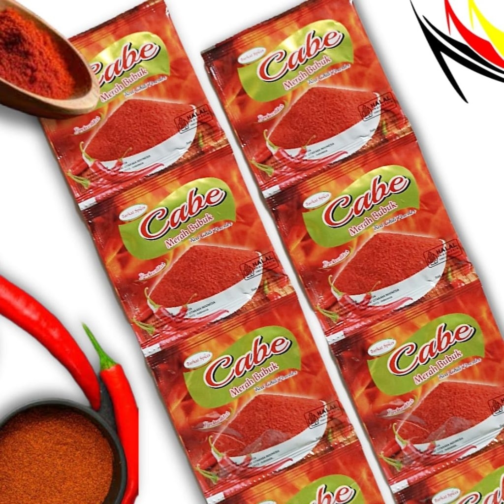 

Cabe Merah Bubuk Barkat Spices Asli 1 Renceng 12pc