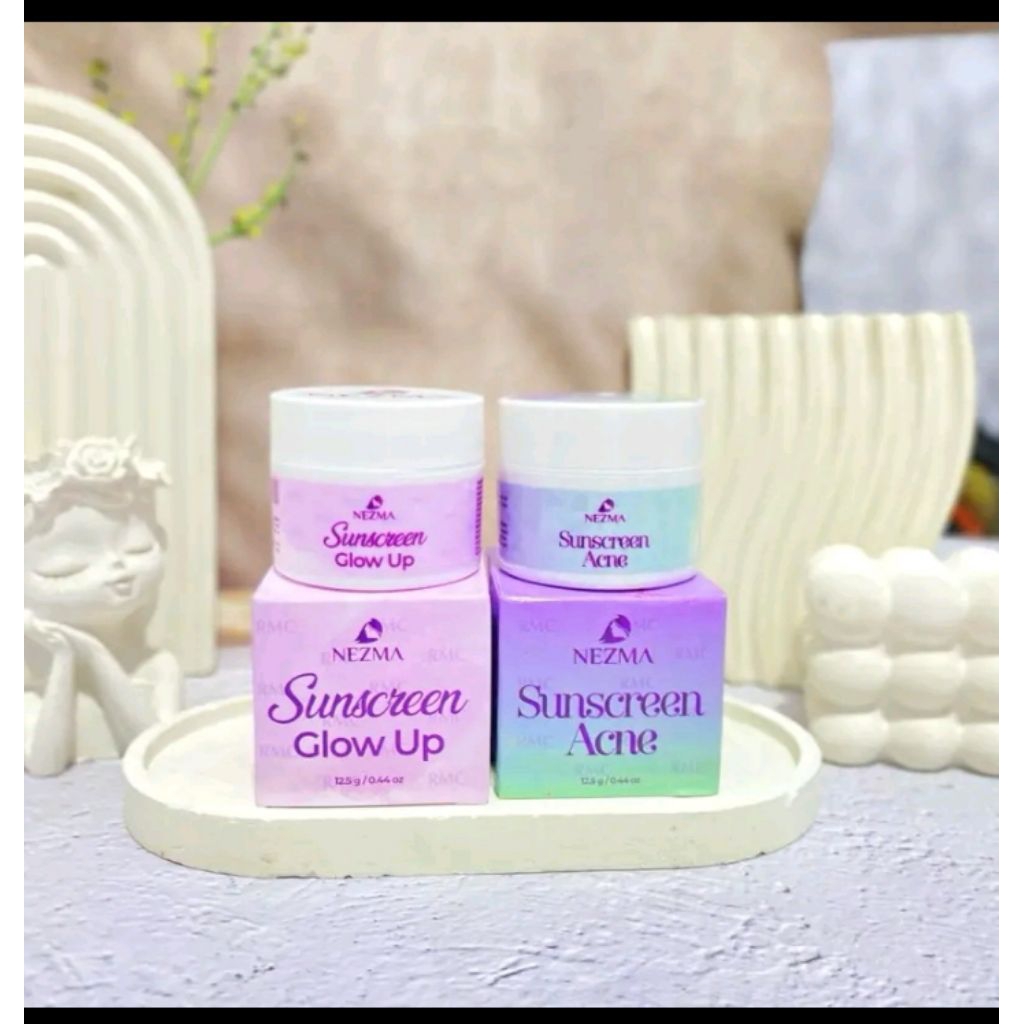 SUNSCREEN NEZMA /DAY CREAM NEZMA (GLOW UP & ACNE)