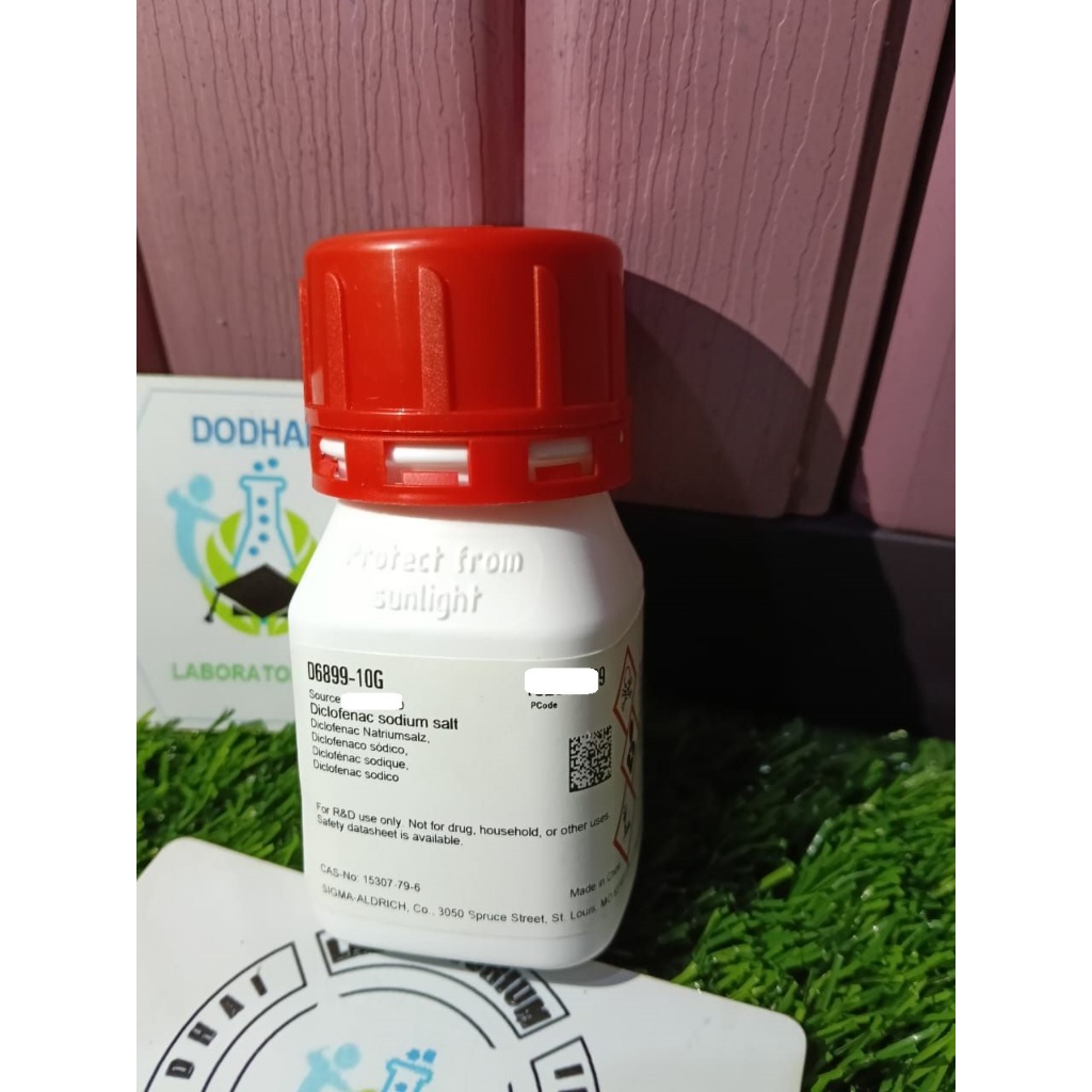 Diclofenac Sodium Salt For Analisis, baku diclofenac ≥98% (TLC), natrium diklofenak, sigma D6899