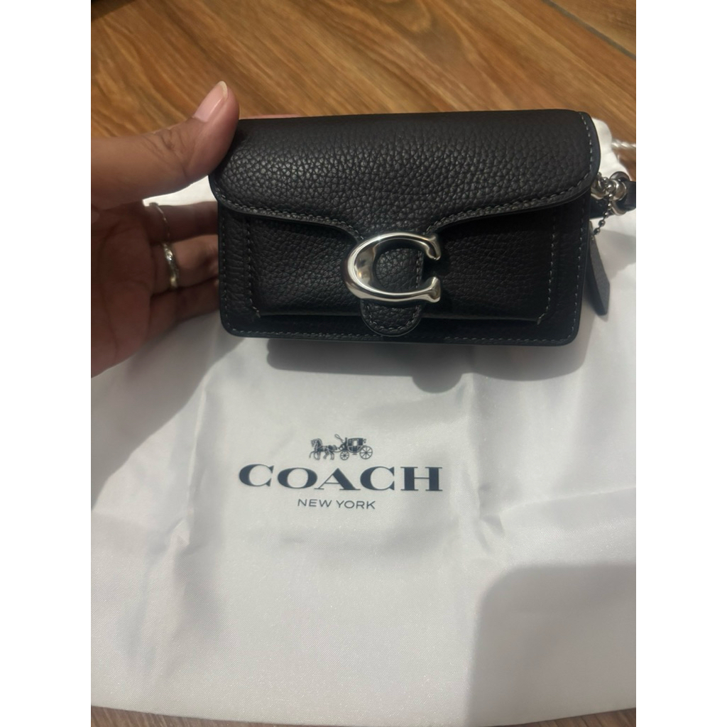 NBU COACH TABBY 12 Sling Bag Black SHW