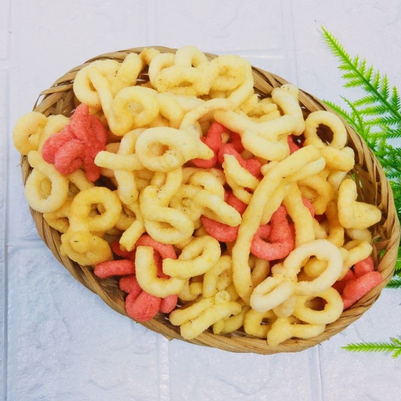 

1kg 500gr lanting makroni mini marning jagung renyah dan baru