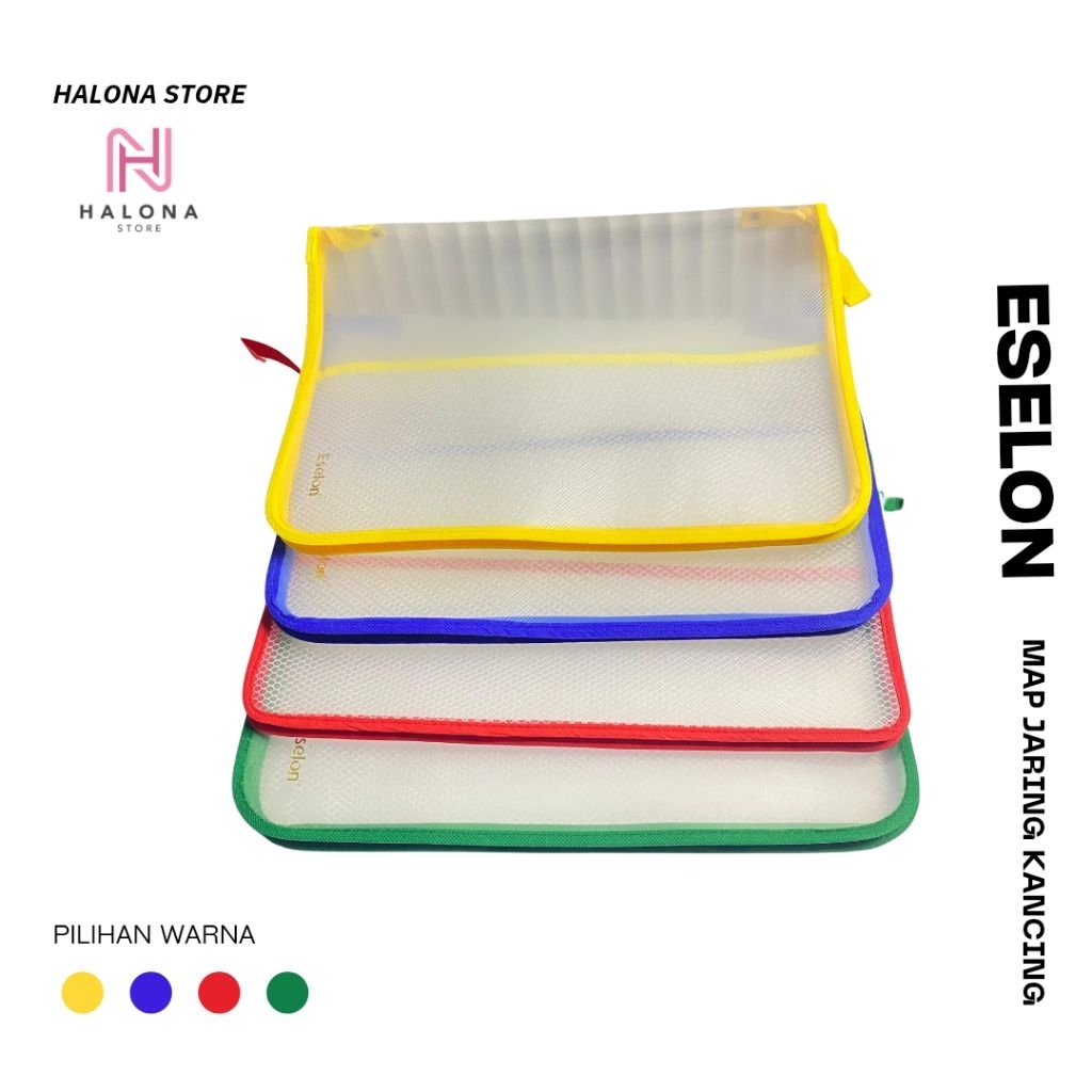 

Map Jaring Resleting kancing / Map Zipper Jaring 501 Eselon