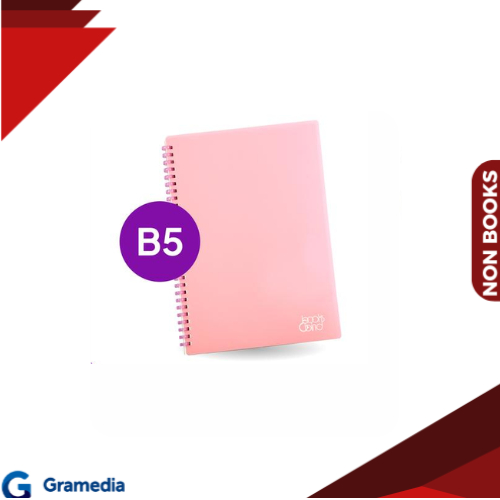 

Gramedia Medan - BOOKS&BIND SOFT SPIRAL NOTEBOOK PP B5 PINK