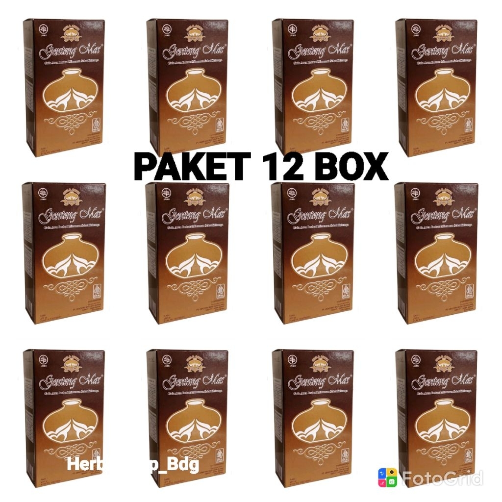 

PAKET 12 BOX COD | Gentong Mas Minuman Herbal | Ampuh Atasi diabetes | Gentong Mas